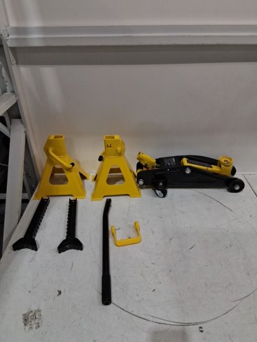 HEAVY DUTY LOW PROFILE 2-TON Hydraulic Floor Jack, Single Piston Quick Lift Pump - 4.9" to 13.2" Height Lifting Range - Yellow (MODEL: VL-80020) image 3