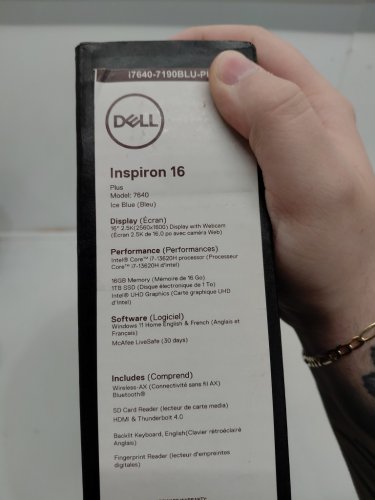 dell inspiron 16 plus laptop - 16" 2.5k display | intel i7-13620h | 16gb ddr5 | 1tb ssd - ice blue - (model: 7640) image 4