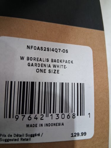 THE NORTH FACE BOREALIS BACKPACK - 28L (OS) - Gardenia White- (MODEL:NF0A52SI4Q7-OS) image 5