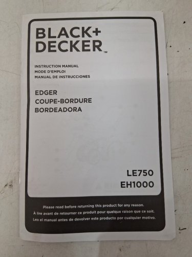 BLACK + DECKER 2-IN-1 CORDED LANDSCAPE EDGER & TRENCHER 12AMP - 1" - 1.5" DEPTH - BLACK/ORANGE (MODEL: LE750) image 10