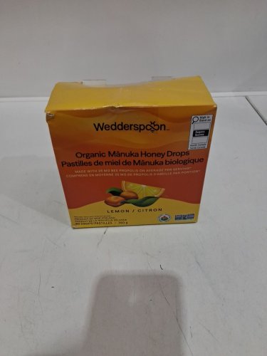 60PK wedderspoon organic manuka honey drops with lemon image 2