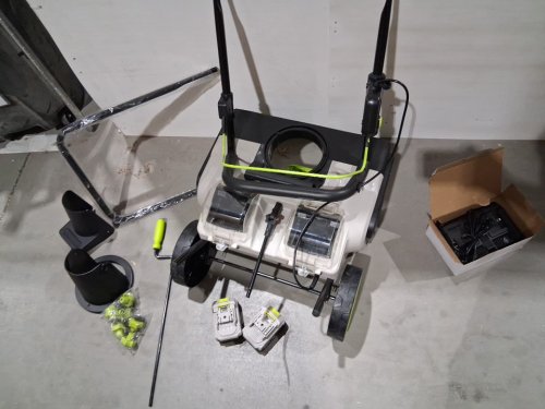 DEKOPRO Electric Snow Shovel Snow Blower - 20" Clearing Width - Black/Green (Model: DKPGSRA020b1) image 2