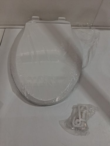 GARVEE Elongated Soft Close Toilet Seat Cover / Lid - 17" - white (Model: PHO-0R8LA399) image 3