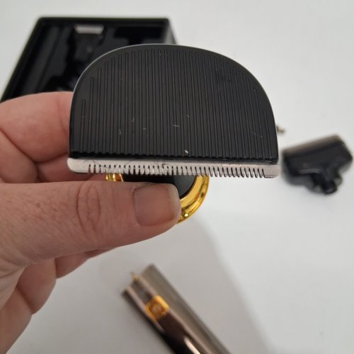 HATEKER 4-in-1 electric shaver kit with Extendable Auxiliary Arm - gold/black (model: HT-6199) image 5