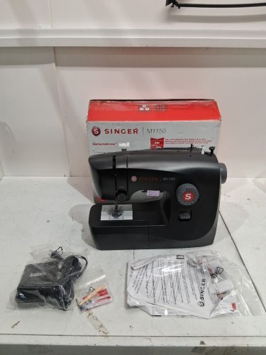 SINGER Lightweight & Portable Sewing Machine With 45 Stitch Applications - Black (model: m1150) image 3
