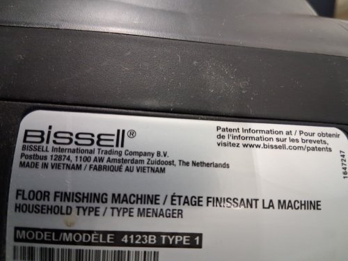 BISSELL Revolution HydroSteam Carpet Cleaner - (MODEL: 4123B) image 9