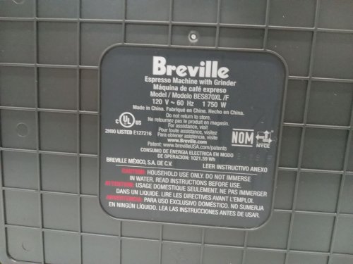 BREVILLE THE BARISTA EXPRESS ESPRESSO MACHINE WITH CONICAL BURR GRINDER & DOSE CONTROL - BRUSHED STAINLESS STEEL (MODEL: BES870XL/f) image 23
