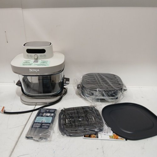 NINJA CRISPI PRO 6-IN-1 GLASS AIR FRYER - 2.5QT - BONE (MODEL: AS101CLG) image 3