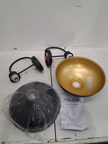 2pk GOALPLUS Gooseneck Barn Light Exterior Wall Lights - 12" - black (model: lm2209-2P) image 5