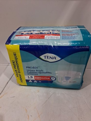 26PK TENA unisex proSKIN OVERNIGHT Stretch briefs - Super Absorbency - Large image 2