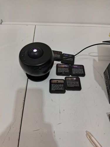elec3 galaxy light projector - includes 7 disks - black (model: BL-DQY02) image 3