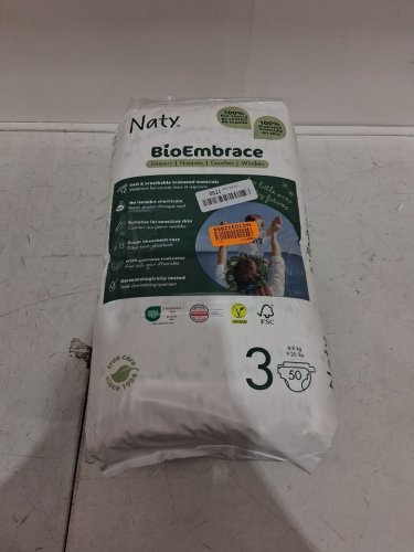 100PK ECO BY NATY bioembrace BABY DIAPERS - size 3 image 2