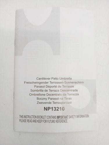 Costway Solar LED Offset Hanging Cantilever Patio Umbrella - 10FT - Beige (Model: NP13210be) image 10