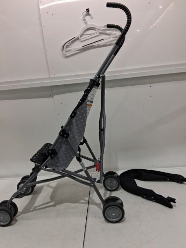 Cosco Kids Umbrella Stroller with Canopy - 40LB Max - Little Fletcher/Black (Model: 01218CLFL) image 4