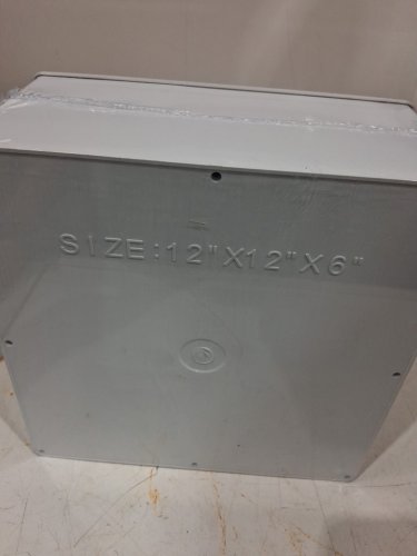 ABS Plastic Dustproof/Waterproof Junction Boxes - 12" x 12" x 6" - white image 4