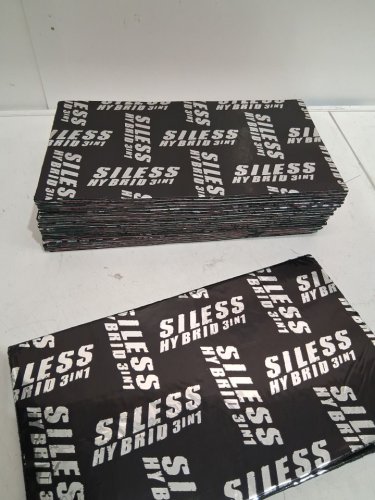 23PK SILESS CAR SOUND DEADENING MAT - 80MIL - SILVER image 4
