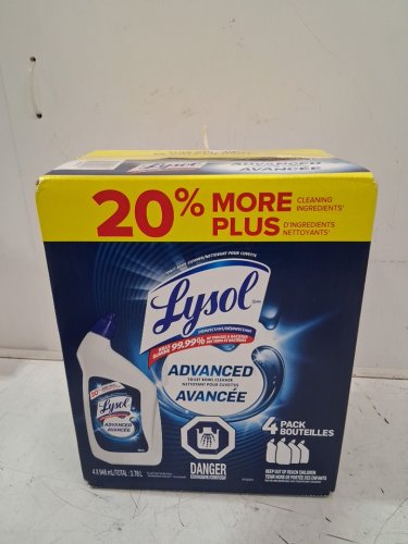 4PK LYSOL ADVANCED TOILET BOWL CLEANER - 946ML/BOTTLE (MODEL: 937319) image 2