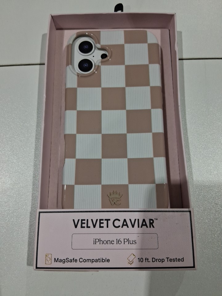 VELVET CAVIAR phone case compatible with magsafe - iphone 16 PLUS - CHECKERS image 2
