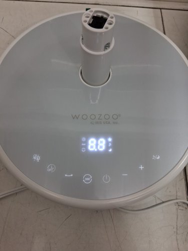Woozoo 360° Pedestal 12-SPEED Air Circulator - ADJUSTABLE HEIGHT 21" TO 40" - WHITE (Model: STF-360DC/1747373) image 3