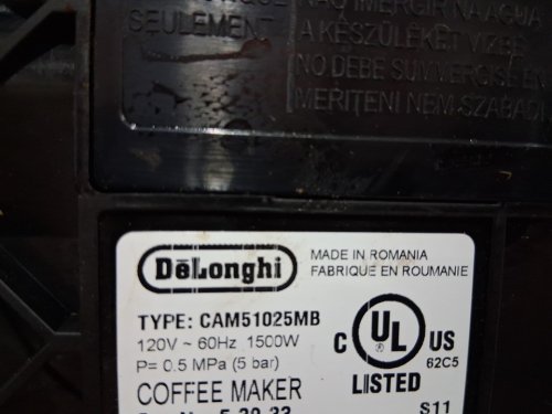DeLonghi TrueBrew Hot or Iced SINGLE SERVE Coffee Maker WITH Built-in Grinder - BLACK/Stainless STEEL (MODEL: CAM51025MB) image 10