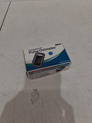 iMDK Finger Pulse Blood Oxygen Oximeter - black - (model: po-h1ao) image 2