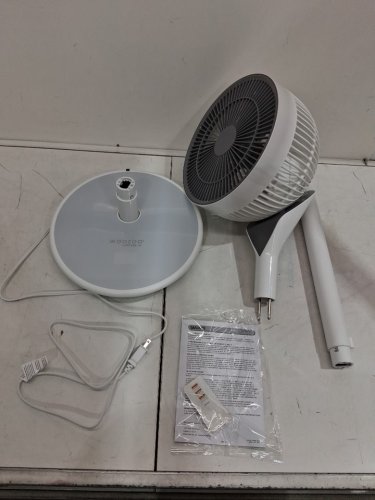 Woozoo 360° Pedestal 12-SPEED Air Circulator - ADJUSTABLE HEIGHT 21" TO 40" - WHITE (Model: STF-360DC/1747373) image 2