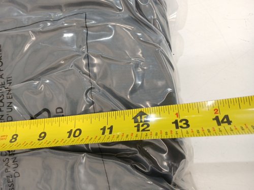 4PC Outdoor Patio Pillows - 12" and 12" x 16" - Black image 4