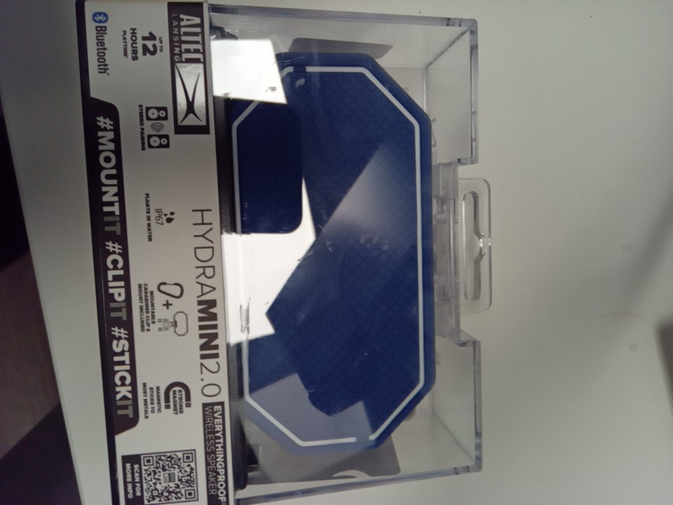 Altec Lansing Hydra Mini 2.0 everythingproof wireless bluetooth Speaker - ip67 waterproof - blue (model: IMW1002-PERIWT) image 3