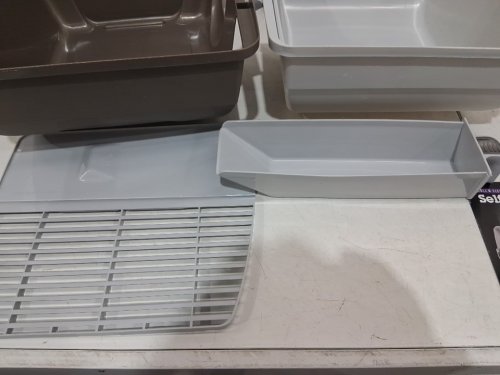 OMEGA PAW ROLL'N CLEAN SELF CLEANING CAT LITTER BOX - brown/GREY (MODEL: RA20) image 4
