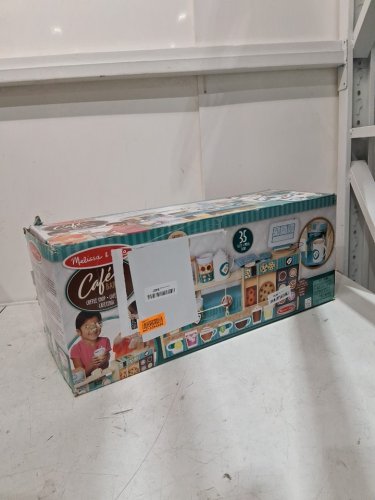 35PC MELISSA & DOUG WOODEN COFFEE SHOP BARISTA CAFE PLAYSET image 4