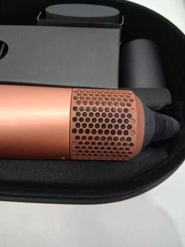 6PC DYSON i.d curly + coily airwrap multi styler and hair dryer with bluetooth - amber silk ( model: hs08) image 5