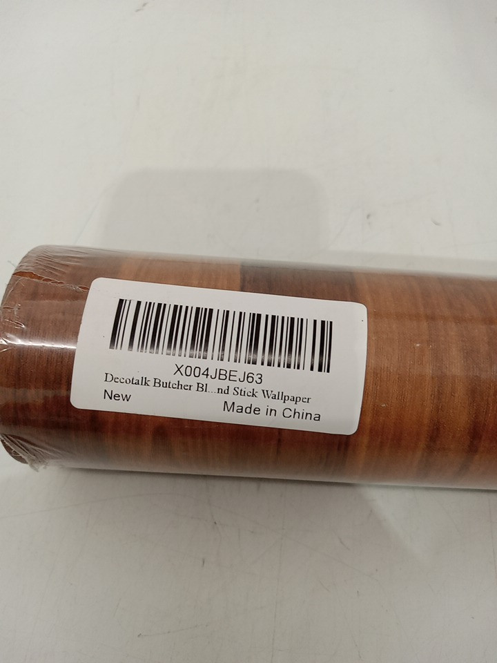 Decotalk Butcher Block Peel and Stick contact wallpaper - 2FT x 16.5FT - red-brown wood image 3