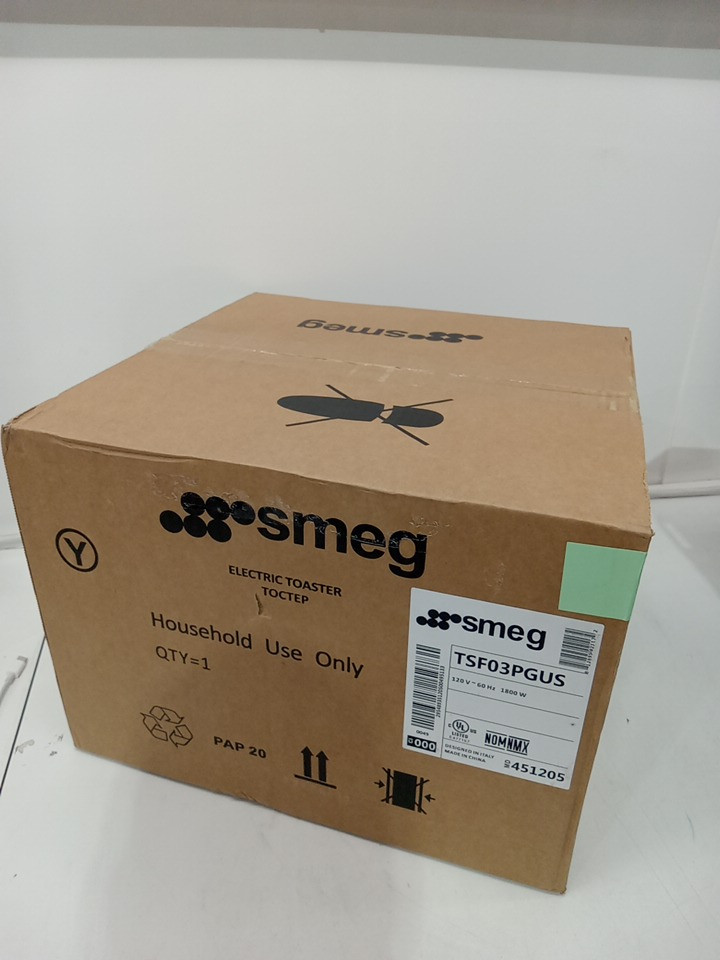 SMEG 50's retro style 4-Slice Long-Slot Toaster - MINT GREEN (Model: TSF03PGUS) image 2
