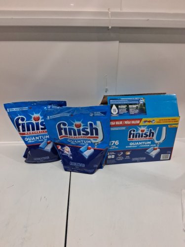 125pk Finish powerball Quantum Everyday Dishwasher Detergent tabs (Model: 3887777) image 2