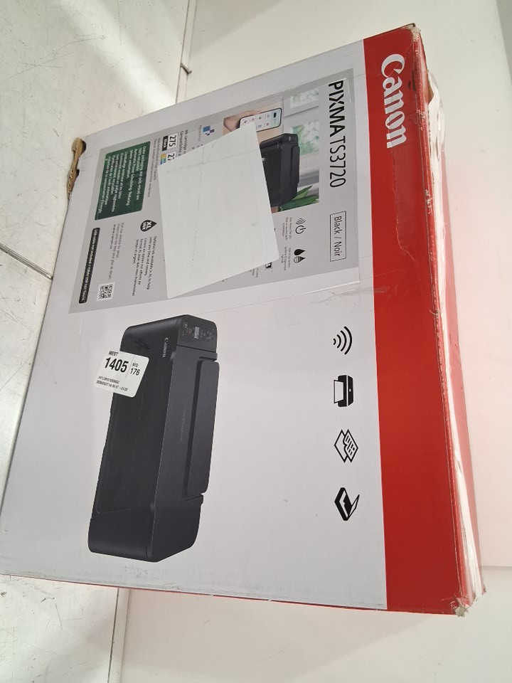 CANON PIXMA TS3720 WIRELESS ALL-IN-ONE COLOUR PRINTER - black (model: k10617) image 2