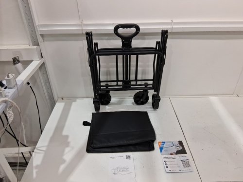 GARVEE FOLDING/COLLAPSIBLE FLAT STYLE ALL TERRAIN CAMPING CART/WAGON - 380LBS CAPACITY - BLACK (MODEL: PSS_339CPVBK)) image 3
