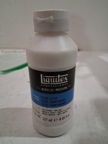 liquitex professional a transparent matte finish high level tooth surface priming clear gesso - 237ml - clear image 2