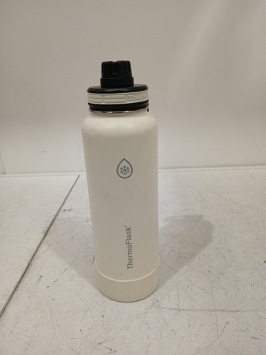 THERMOFLASK 1.2L DOUBLE-WALL VACCUM INSULATED STAINLESS STEEL WATER BOTTLE WITH NON SLIP SILICONE BOTTOM  - off white MODEL 1427662 image 2