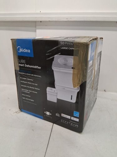 MIDEA CUBE SMART WIFI DEHUMIDIFIER, COMPATIBLE WITH ALEXA - 50 PINT - 4,500 SQ. FT - WHITE (MODEL: MAD50S1QWT-A) image 13