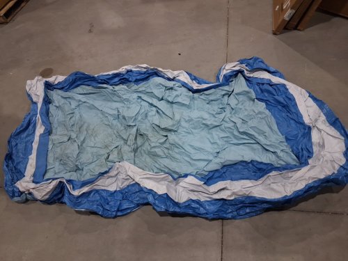 Inflatable Kiddie PooL with Thickened 3 Air Chambers for Kids Adults Summer Water Fun - BLUE (MODEL: AD-HF007) image 3
