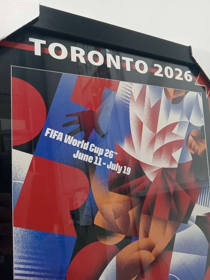 frameworth Toronto 2026 FIFA World Cup poster - Photoglass Framed - 18" x 24" - black image 4