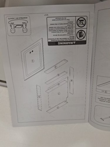 Bathroom Medicine Cabinet with Mirror for Wall - 20"x 28" - white (model: KF390160US-01RY-001) image 8