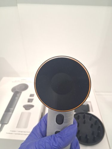 laifen se high speed hair dryer with 2 nozzle attachments and travel bag - black - (model: SE) image 7