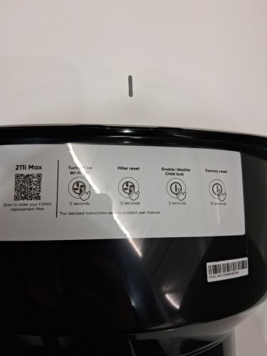 blueair pure 211i max hepasilent dual filtration large home smart air purifier - 1524 sq.ft - white/grey (model: 3613111100) image 9