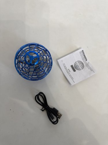 MAGIC RECHARGABLE BOOMERANG BALL - 4" - BLUE (MODEL: ‎TSM006-B ) image 3