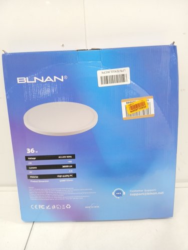 Blnan LED Flush Mount Ceiling Light Fixture - 15.4" - 36W - 3600LM - 3000K/4000K/5000K - black (model: ls-cl-g36w-dim-wy) image 2