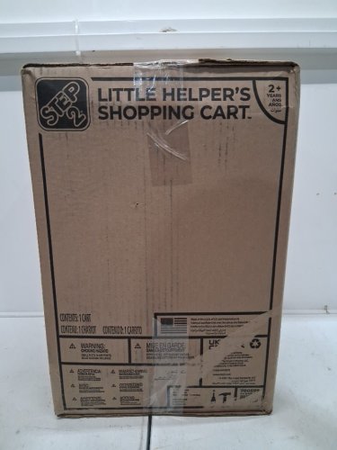 Step2 Little Helper's pretend play plastic Shopping Cart - ages 2+ - Blue (model: 700500) image 3