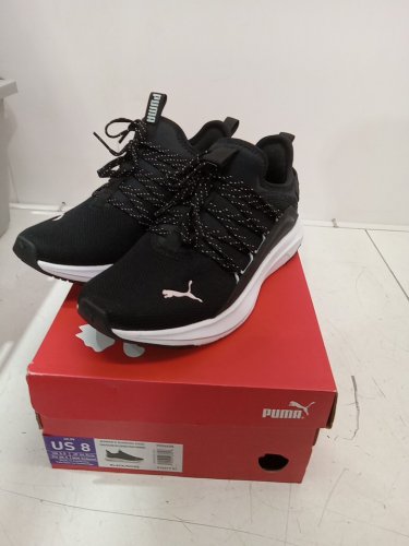 women's puma running shoes - size 7 - black (style: 9556610 / 314317-01) image 2