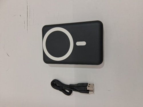 PODORU MAGSAFE MAGNETIC BATTERY PACK WITH TYPE-C CABLE FOR WIRELESS CHARGER - 10000MAH - 15W - BLACK (MODEL: ‎KT-D003) image 2