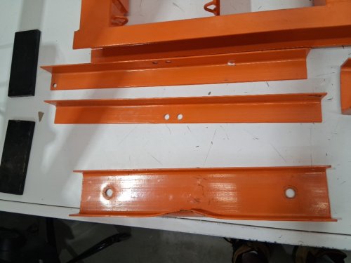 h-frame floor heavy duty hydraulic press - 6ton - 35.7" x 19.5" x 15.7" - orange (model: zx0901) image 8